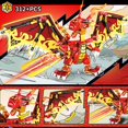 thumbnail image 3 of 2types Fire Dragon Ninja Ocean Dragon Attack Kai Figure Building Blocks Kit Bricks Model Kids Toy For Children Gift, 3 of 4