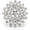 Clear, variant on Women's Austrian Crystal Elegant Flower Leaf Bridal Corsage Brooch Pin
