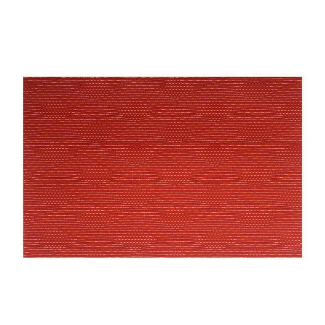 Mantel Individual Mainstays 30 x 45 cm Rectangular Rojo con Naranja
