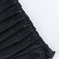 thumbnail image 4 of SwiftWear Women's Sparkling Square Neck Sequin Dress Sheer Flare Sleeve Party Mini Dresses Bodycon Clubwear for Night Out, Date Night, Black, 4 of 9