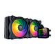 thumbnail image 2 of Sistema de Enfriamiento Liquido ARGB 2 Ventiladores120mm Ocelot Gaming OEL240, 2 of 5