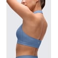 thumbnail image 4 of CRZ YOGA Butterluxe Halter Sports Bras for Women Padded Open Back Yoga Crop Gym Tops Low Impact, 4 of 6