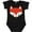AB-Black, variant on Fox Woodland Animals Boys or Girls Baby Bodysuit