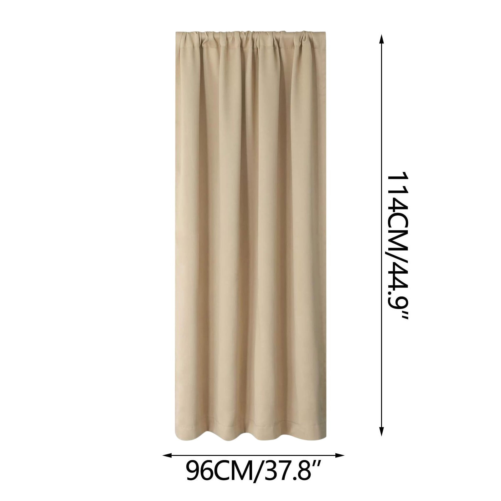 HDWUEN Blackout Curtains Silk Curtains Modern Plain Curtains&Drapes for Living Room Balcony