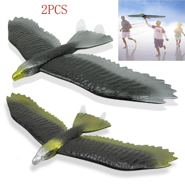 Wweixi Eagle Foam Airplane Toys Hand Launch Glider Toy DIY Glider Model
