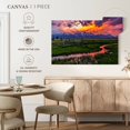 thumbnail image 5 of Elephant Stock Grand Teton Radiance Wall Art - Horizontal Canvas Wall Art - Living Room Wall Decor - Nature Canvas - Blue And Green Decor - 12" x 8", 5 of 8