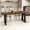 70.8" Rustic Brown Walnut, variant on ModFusion 71" Dining Table with Waterproof, Sturdy Reinforced Metal, Kitchen Dining Room, Home Office Desk, Gaming Station, Rustic Charcoal Gray