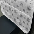thumbnail image 3 of Compass Microwave Oven Cover, Classical Windrose and Helms Monochrome Pattern Marine Navigation Sailing Theme, Water Resistant Organizer with Pockets for Kitchen, 36" x 12", Black White, by Ambesonne, 3 of 4