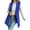 Blue, variant on Cardigan Sweaters for Women Casual Notched Lapel Blend Vest Western One Button Sleeveless Jacket Coat Dragon And Phoenixini Blending Coats 1Pc Yellow Xl Sweaters for Women