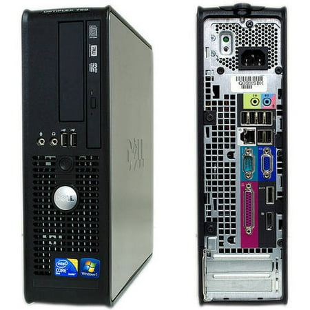 Refurbished Dell 780 SFF Desktop PC with Intel Core 2 Duo E7400 Processor, 4GB Memory, 250GB Hard Drive and Windows 10 Home (Monitor Not (Best Ipad Windows Remote Desktop App)