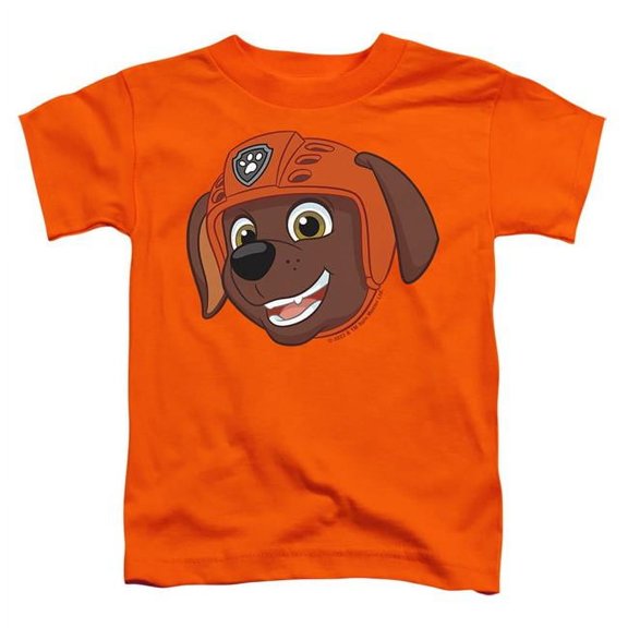Trevco Sportswear NICK10354-TT-1 Paw Patrol Zuma Grin Toddler Short Sleeve T-Shirt, Orange - Small 2T