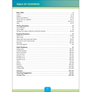 Thinking Kids Complete Book of Kindergarten Workbook (256 pages, 120 stickers, 1 poster) Grade K