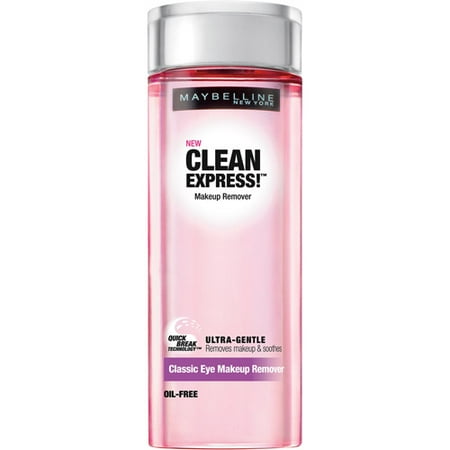 **Discontinued**Maybelline Clean Express! Classic Eye Makeup Remover, 4 fl oz