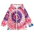 thumbnail image 4 of GigrtiJin Kid's Hoodies Tie Dye Printed Hooded Full Zippper Jacket with Pocket Trendy Casual Athletic Outwear, 4 of 5