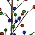thumbnail image 4 of Northlight Glittered Ball Ornament Artificial Christmas Tree - Unlit - 24", 4 of 5