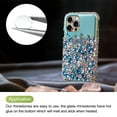 thumbnail image 4 of Uxcell 16000 Pcs Dark Red Resin Flatback Rhinestone SS16 4mm Resin Non Hotfix Rhinestones for Crafts DIY Design, 4 of 5