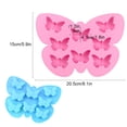 thumbnail image 3 of Bandeja de molde de silicona Wosthever en forma de mariposa rosa gelatina Cocina y Comedor, 3 of 6