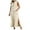 Beige, variant on Breaise Cotton Linen Sleeveless Dresses for Women Loose Fit V Neck Button Down Maxi Dresses Side Slit Solid Sundresses Swing Casual Ankle-Length Dresses Beige XL