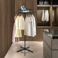 thumbnail image 7 of Toolven Round Garment Rack with 360° Rotation, Adjustable Height, and Dual Display Tiers, Perfect for Retail Counter and Shop Displays, 7 of 7