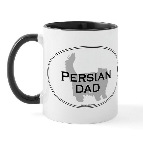 CafePress - Persian Dad Mug - 11 oz Ceramic Mug - Novelty Coffee Tea Cup