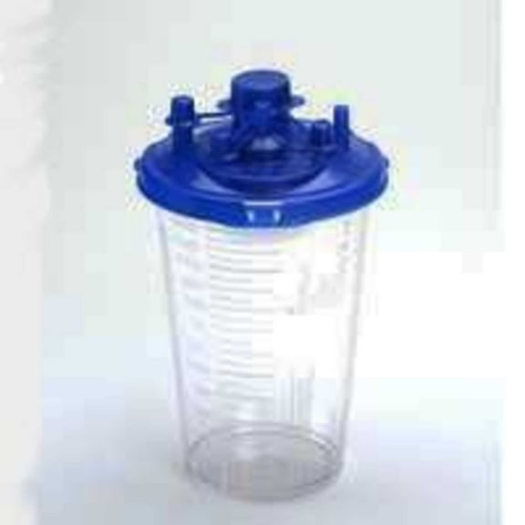 Cardinal Health Suction Canister Medi-Vac 65651-212 Guardian 1200 mL Shut-Off Valve / Locking Lid. 1 each