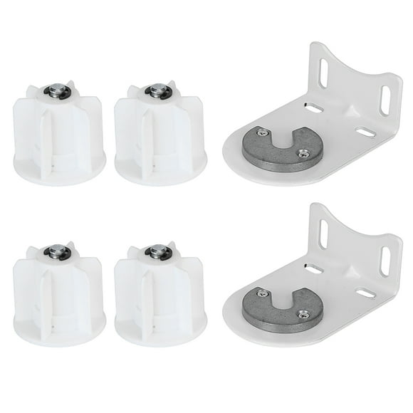 Roller Blind Bracket, 2Pcs Thick Steel Plate Roller Blind Parts Double Sided Fast Installation For Hanging Curtain Roller Blinds