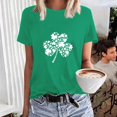 thumbnail image 6 of Baqcunre T Shirts for Women,Sweatshirt Womens Cute Trendy Shirt Casual Short Sleeve Pullover Tops,St. Patrick's Day Shirts for Women Womens Tops,Graphic Tees for Women Army Green S-3XL, 6 of 6