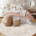 thumbnail image 4 of Alfombra Bileehome, vintage, lavable, 180 cm, rosa rubor, 4 of 6