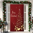 thumbnail image 2 of Christmas Door Decorations,Christmas Party Decorations Christmas Door Cover Decoration Christmas Door Cover Door Hanging Party Decoration Door Cover Tapestry Outside Christmas Decorations, 2 of 7