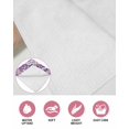 thumbnail image 6 of Purple Boho Kitchen Dish Towels for Drying Dishes Set of 3, Ethnic Geometric Middle Century Art Waffle Weave Microfiber Hand Tea Bathroom Towels Quick Dry & Absorbent Towel 15.7x23.6, 6 of 7