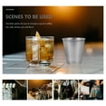 thumbnail image 3 of 6 Pcs Verres à Whisky en Acier Inoxydable Bar Boisson Verres à Shooter de Whisky Gobelets en Acier Inoxydable 70 ml, 3 of 9