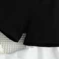 thumbnail image 4 of LNMQLPDBS Baby Boy Summer Clothes Casual 2Pcs Outfits Toddler Boys Clothes Set Short Sleeve Solid Color T-shirts and Elastic Waist Striped Shorts with Pockets, 4 of 4