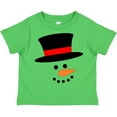 thumbnail image 3 of Inktastic Snowman with Top Hat and Carrot Nose Boys or Girls Toddler T-Shirt, 3 of 5