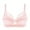 Pink, variant on Stamzod Plus Size Womens Daily Bras Push Up Wireless Comfort Lace Breathable Bra Bralette Underwear