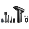 thumbnail image 3 of Peggybuy Electric Duster 110000 RPM 2 in 1 Air Blower & Vacuum Cleaner Rechargeable Cordless Duster Blower for Keyboard Computer Cleaning, 3 of 9