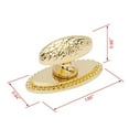 thumbnail image 3 of Utopia Alley Megan Cabinet Ring Pull Knob - Decorative Cabinet Drop Pull Knobs for Cabinets and Drawers - Vintage Cabinet Hardware with Hand Finished Polished Gold - Metal Drawer Pull Knobs 1.9", 3 of 8