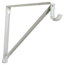 Knape & Vogt Mfg Co Shelf and Rod Bracket RP-0044-BWT - Steel, Powder-Coated, 150 lb