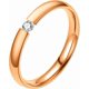 thumbnail image 1 of Anillos de Promesa Acero Inoxidable con piedra central. Anillos de Mujer resistentes Xtellar dorado, 1 of 4