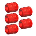 thumbnail image 5 of 5x Silicone Outer Brake Gear Cable Wrap Bike -Rings , Red, 10mm, 5 of 8