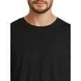 thumbnail image 5 of (2 pack) Athletic Works Men's and Big Men's Tri Blend Tee, Sizes XS-4XLT, 5 of 7
