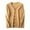 Khaki, variant on WRKEKC Men's Cardigan V-Neck Button Front Fine Knit Solid Color Long Sleeve Thickened Warm Fall Winter Casual Sweater Outerwear