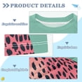 thumbnail image 2 of FORMRS Boys Rash Guard Short Sleeves Swim Shirt Quick Dry UPF 50+ Sun Protection, Sizes 3-12T, Big Pink Cheetah, 2 of 6