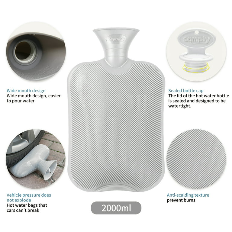 circular hot water bottle