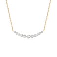 thumbnail image 1 of Angara Collier en Diamant Naturel - Collier Pendentif Rond Contemporain en Or Jaune 14K pour Femmes, 1 of 8