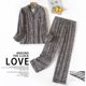 thumbnail image 1 of Conjunto de pijamas de franela de algodón para mujer, ropa de dormir de varios colores, de manga larga, pantalones largos, de talla S-3xl, 1 of 4