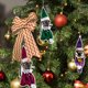 thumbnail image 4 of Adornos De Muñecas De Navidad Juguete De Elfo Decoración De Mesa Relleno Año Nuevo Snoop En Un Stoop Modelos En Miniatura Suaves 2 Piezas-Amarillo-Rosa, 4 of 4