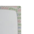 thumbnail image 3 of Ambesonne Emoji Fitted Sheet, Xoxo Written Hearts Cartoon, Full Size, Pale Sage Green and Mustard, 3 of 3