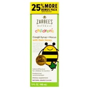 Zarbee's Naturals Children's Natural Grape Flavor Cough Syrup + Mucus, 5 fl oz