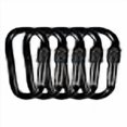 thumbnail image 3 of Hunter Safety Systems Recon Steel Carabiners - High-Strength, Easy-Locking, and Versatile Clips (5-Pack), 3 of 3