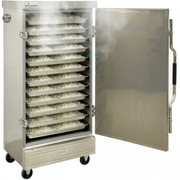 Electric Commercial Food Steamer Cabinet – 12-Pan Capacity, 8,000W 220V Multifunctional Stainless Steel Commercial Steamer for Restaurants, Catering & Bakeries, single phase